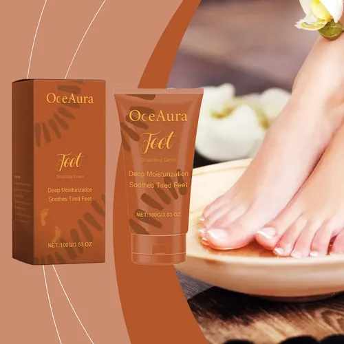 Oceaura Crema For El Cuidado Suavizante De Los Pies Crema