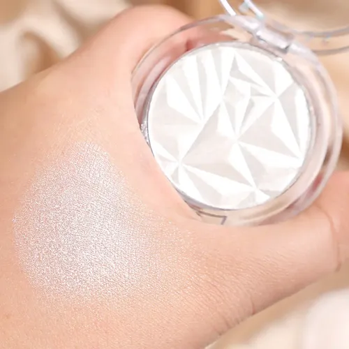 Paleta De Purpurina Para Maquillaje De Piel Silver Face High Plateado