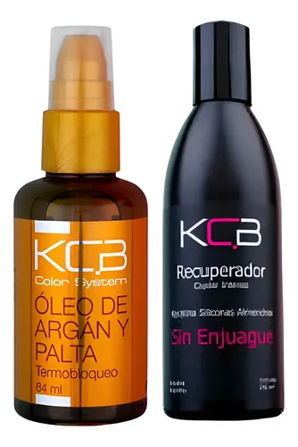 Óleo De Argán + Recuperador Capilar Sin Enjuague Kcb