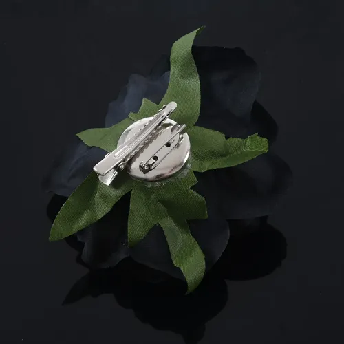 Broche Para El Pelo Con Forma De Flor De Seda, 4 Unidades