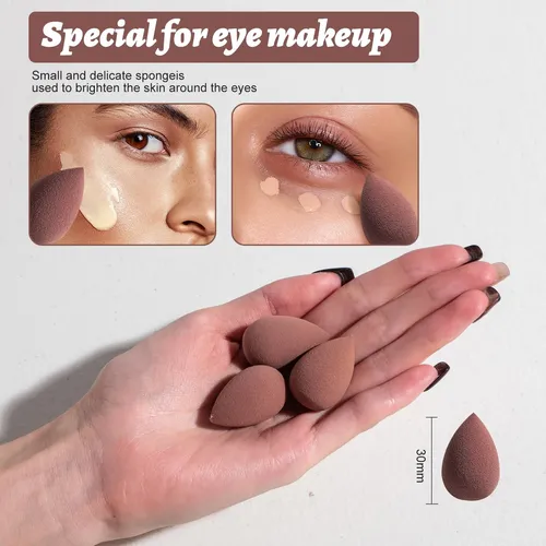 Bs-mall Set 14 Esponjas Triángulo Maquillaje