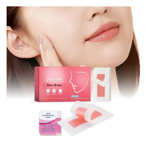Tiras De Cera Facial Para Eliminar La Eliminación Facial Par