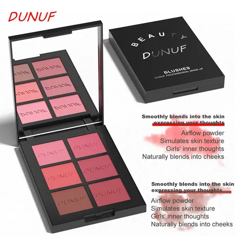 Set De Maquillaje Paleta De Rubores 6 Colores Para Mujer