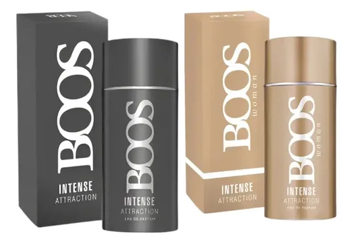 Combo Boos Intense Attraction Woman/men Edp 90ml