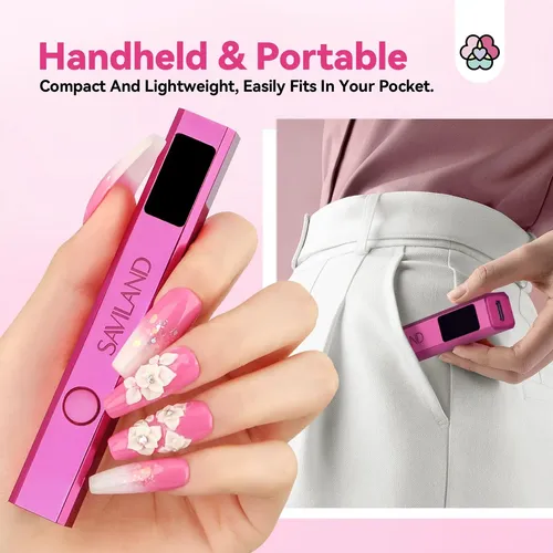 Luz Uv Para Uñas 12 W Lámpara Led Secado Rápido 2025