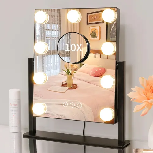 Espejo De Tocador Con Luces, Espejo De Tocador Iluminado Con