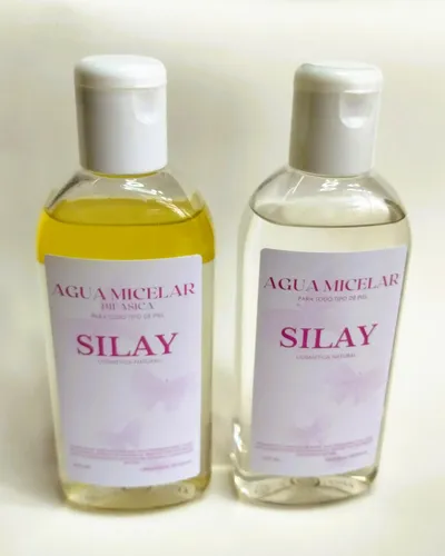Agua Micelar Bifásica Natural Maquillaje A Prueba De Agua