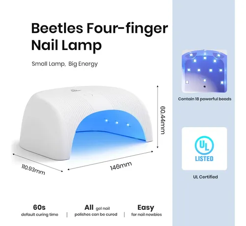 Lámpara Led Uv Para Secado Rápido De Uñas De Gel