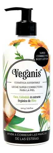 Leche Corporal Super Correctora Coco Y Caléndula 500 ml Veganis