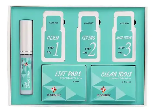Kit Lash Lift Iconsing Caja Verde Para Lifting De Pestañas.