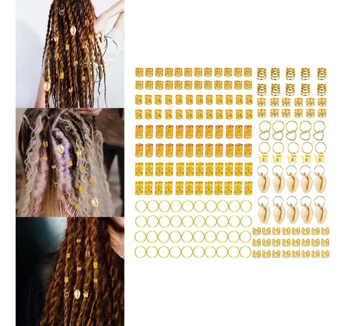 Anillos Para El Pelo En Espiral, Paquete De 202 Unidades