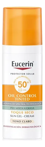 Eucerin Fps50 Protector Solar Oil Control Toque Seco Claro