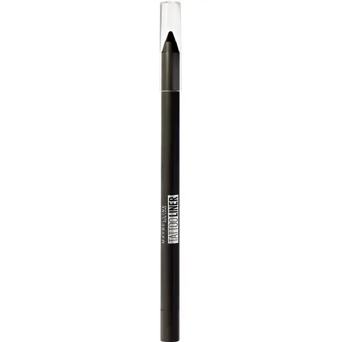 Lápiz De Ojos Tattoo Liner Negro Waterproof Maybelline Efecto Mate