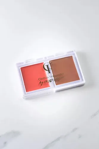 Paleta Dúo Cremosos By Cinthia Contorno Rubor Iluminador Ap