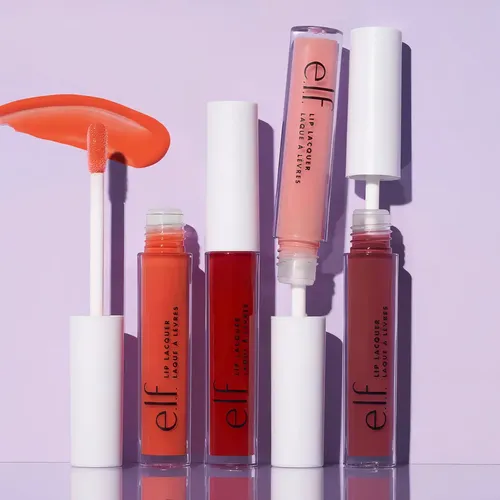 Lip Gloss E.l.f. Lip Lacquer Brillo Labial 2.4 Ml. Acabado Glitter Color Whisper Pink