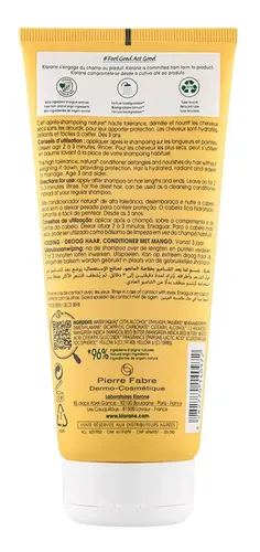 Klorane Bálsamo Acondicionador Manteca De Mango Crema De Enjuague Cabellos Secos Mangue