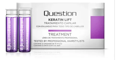 Question Ampolla Keratin Lift Tratamiento Antifrizz 3u 10ml