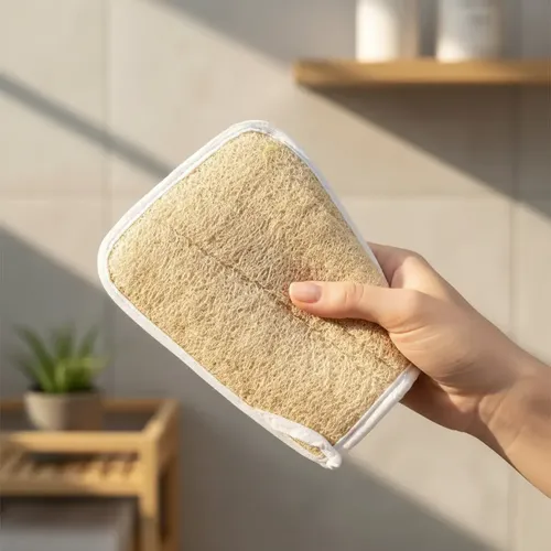 Guante Exfoliante Manopla Grande Esponja Vegetal Luffa