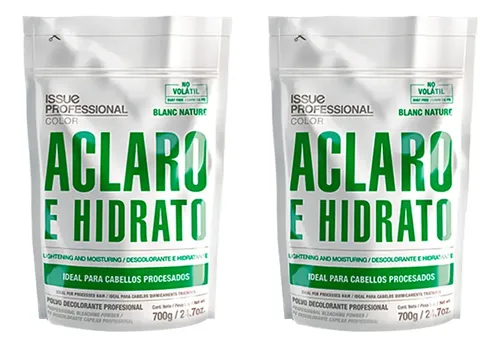 Kit Issue Polvo Decolorante Blanc Nature 700grs X 2uni