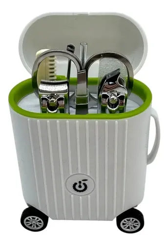 Set De Manicuria Cherimoya 8 Piezas Viajero Acero Inoxidable