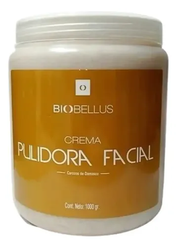 Crema Pulidora Facial Biobellus Carozo Damasco 1kg Todo Tipo de Piel