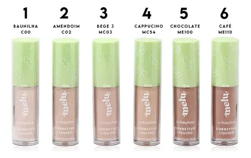 Corrector Liquido Para Ojeras Melu By Ruby Rose Natural