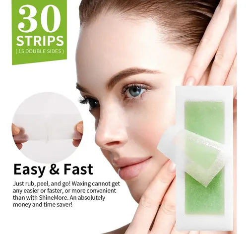 Tira Depiladora Con Aloe Vera Depilacion Facial X30 Bandas