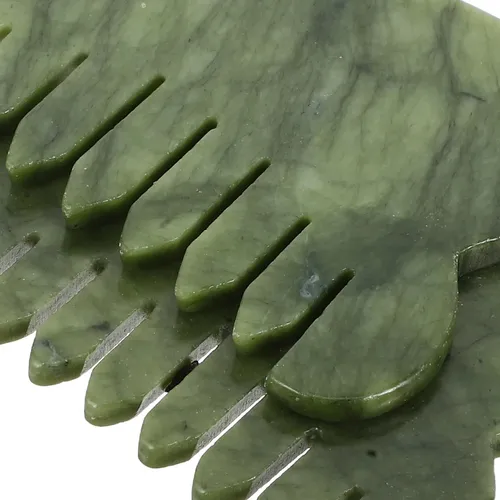 2 Cepillos Gua Sha Piedras Masaje Para Cabello Jade N