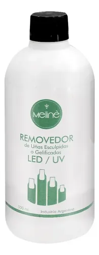 Combo 5 Removedores De Esmalte Semipermanente X500ml Meliné