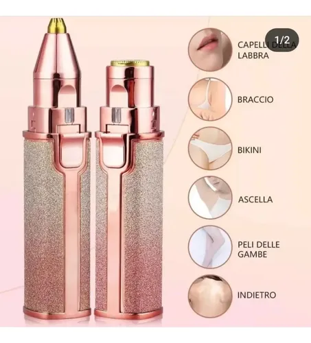 Mini Depiladora Electrico 2 En 1 Vello Facial Y Cejas