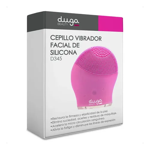 Duga Cepillo Vibrador Facial De Silicona D345