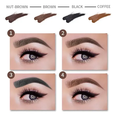 Kit Tinte Cejas 4 Tonos Larga Duracion