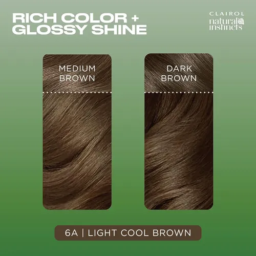 Tinte Demi-permanente Clairol Natural Instincts 6a