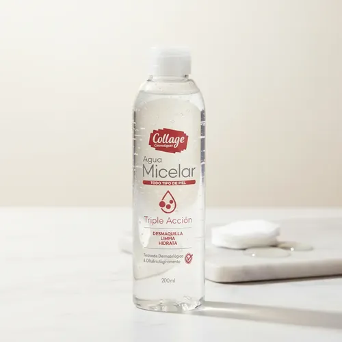 Agua Micelar Desmaquilla Limpia Hidrata Collage X200ml