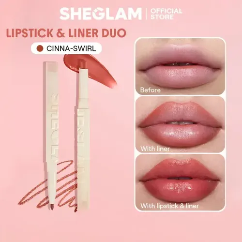 Glam 101 Sheer Lipstick Y Liner Duo Sheglam