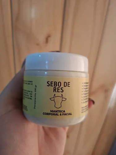 Crema De Sebo De Res. Cicatrizante Hidratante