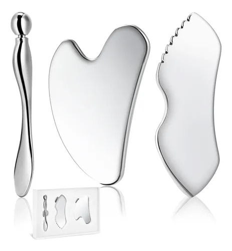 Set De Herramientas Faciales Gua Sha Tangzhifeiyue De Acero
