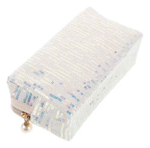 Bolsa De Lentejuelas, Bolsa Portátil De Maquillaje Con Z