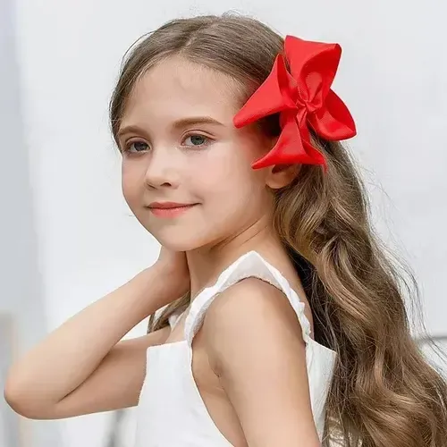 Broches Cabello Con Grande Moño Para Bebés Niñas 20 Pz Vistoso