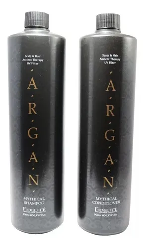 Shampoo y Acondicionador Mythical Argan x900ml Fidelite
