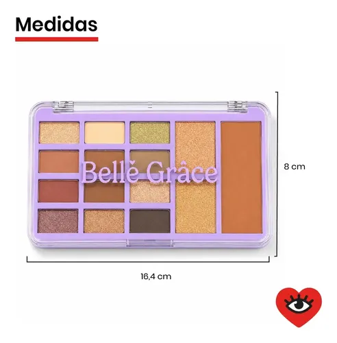 Paleta Sombras De Ojos Iluminador Y Contorno Maquillaje Rostro 2 Veoquiero