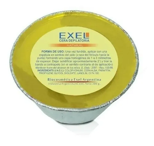 Cera Depilatoria Profesional Exel Elastica Para Depilar 200g