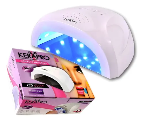 Cabina P/ Uñas Manicuría Led 48watts Profesional Gelificadas