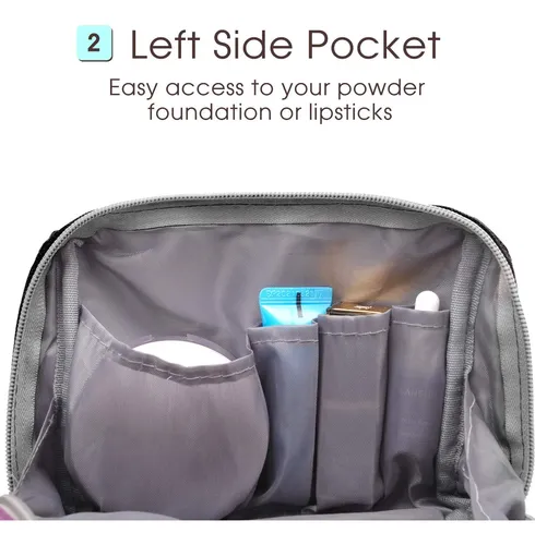 Bolsa De Maquillaje Narwey Pequeña Para Bolso De Viaje Y Cos