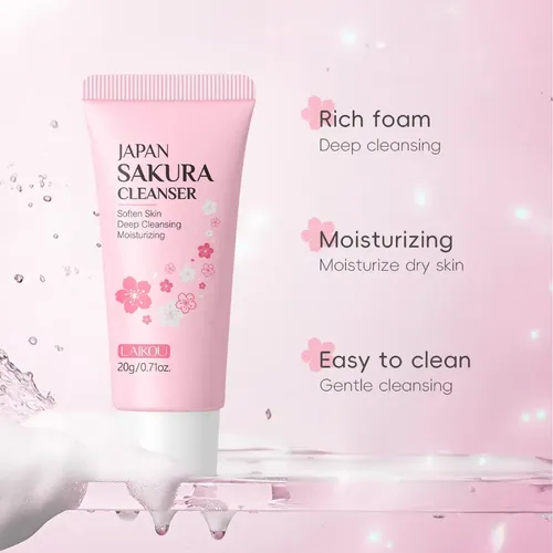 Set De Cuidado Facial Laikou Sakura 16 Pieces