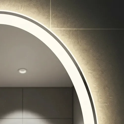 Espejo Con Luz Led Touch Tactil 50 X 70 Ovalado Cuantoarte