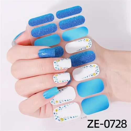 Calcomanías Para Uñas Con Diseños De Envoltorios De Uñas A