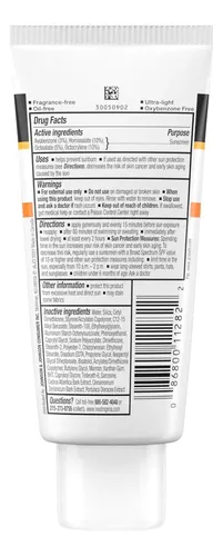 Neutrogena Clear Face SPF 50 88 ml Protector Solar Facial Oil Free Sin Aceite Piel Grasa Mixta Acne No Tapa Poros Acabado Mate UVA UVB Helioplex Resistente Agua Ligero Uso Diario Rostro Sin Oxibenzona