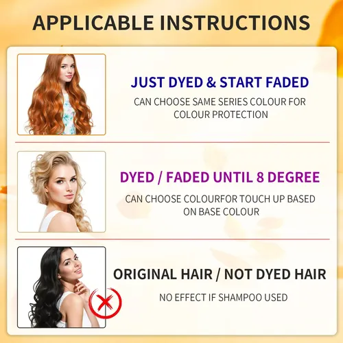 Shampoo Colorante Naranja Para Canas Y Cabello Decolorado 12 Orange
