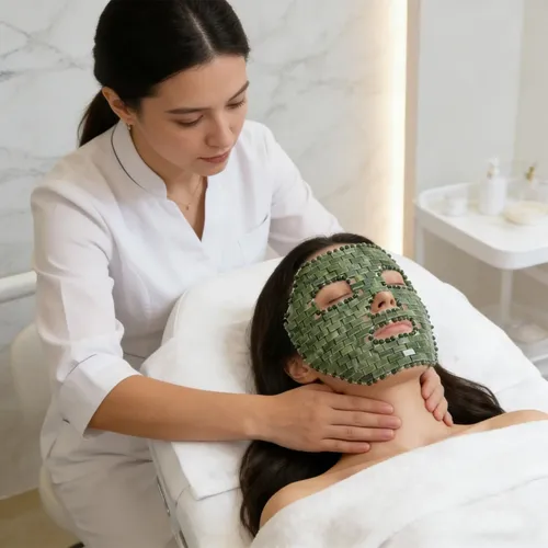 Máscara De Jade, Máscara Facial De Piedra 100% Natural Para